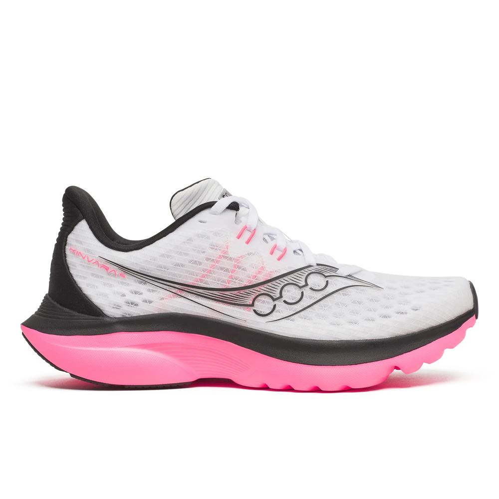 Women's Saucony Kinvara 16 - White Black