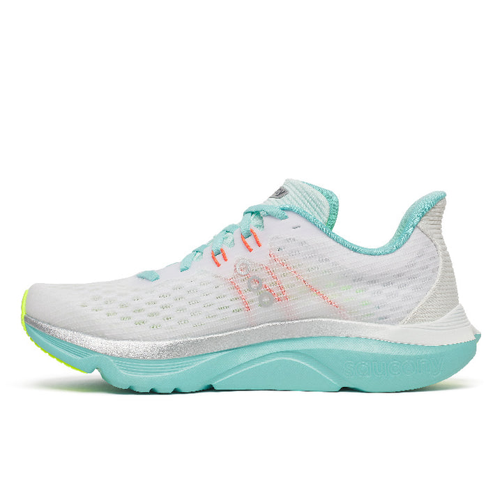 Women's Saucony Kinvara 16 - White Aqua