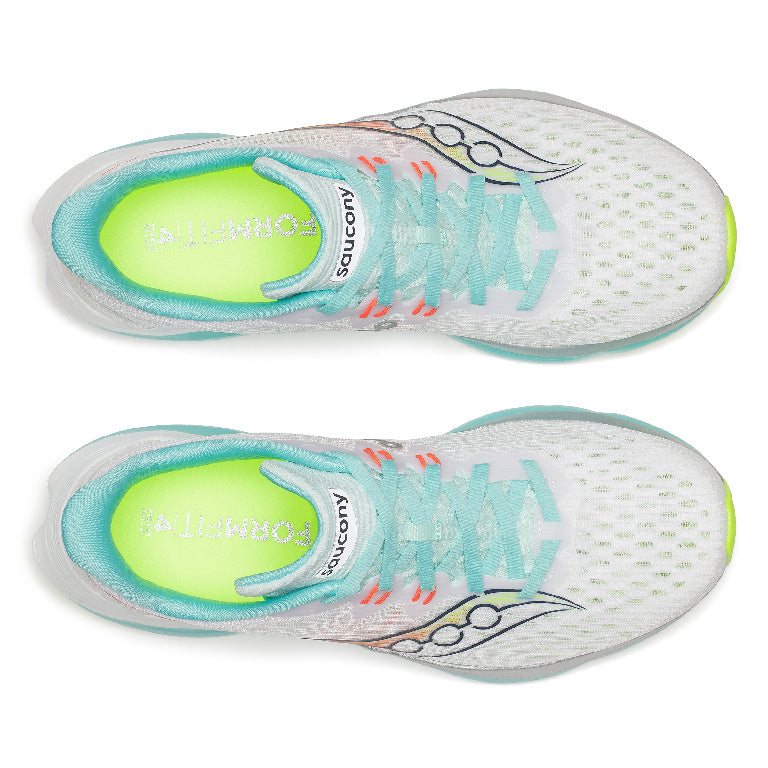 Women's Saucony Kinvara 16 - White Aqua