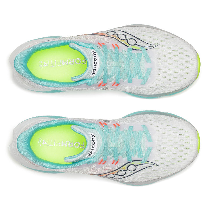 Women's Saucony Kinvara 16 - White Aqua