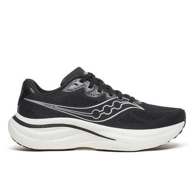 Saucony Ride 19 para mujer - Negro Plata
