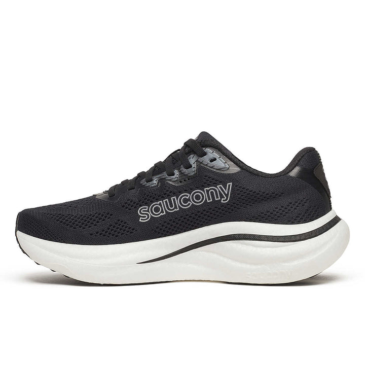Saucony Ride 19 para mujer - Negro Plata