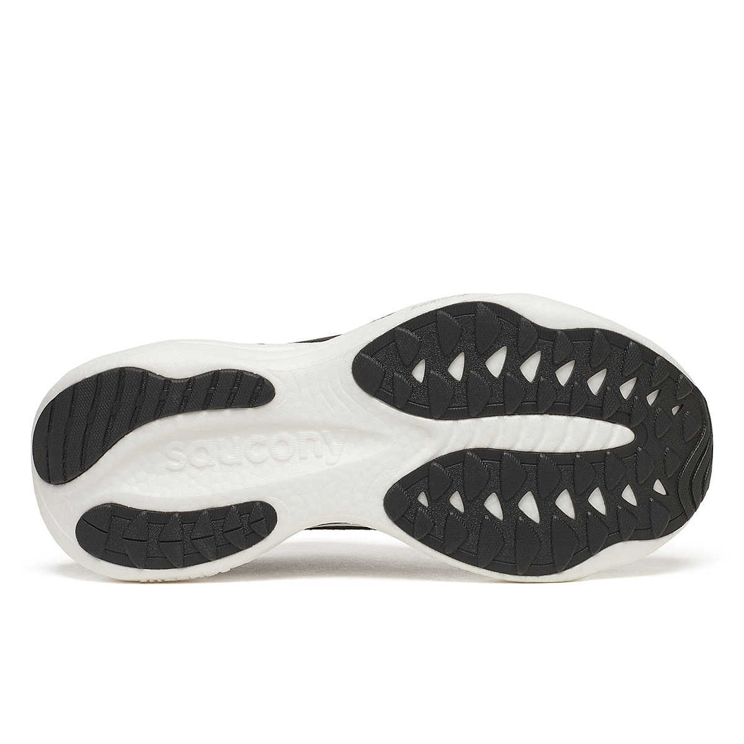 Saucony Ride 19 para hombre - Negro Plata