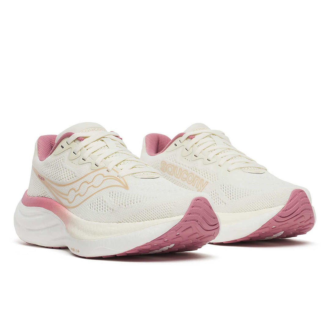 Women's Saucony Ride 19 - Vanilla Mauve Wide