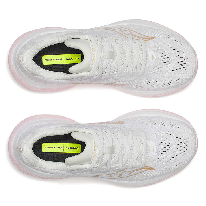 Women's Saucony Ride 19 - White Silk Wide