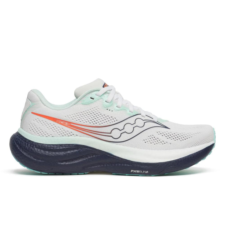 Women's Saucony Ride 19 - White Navy