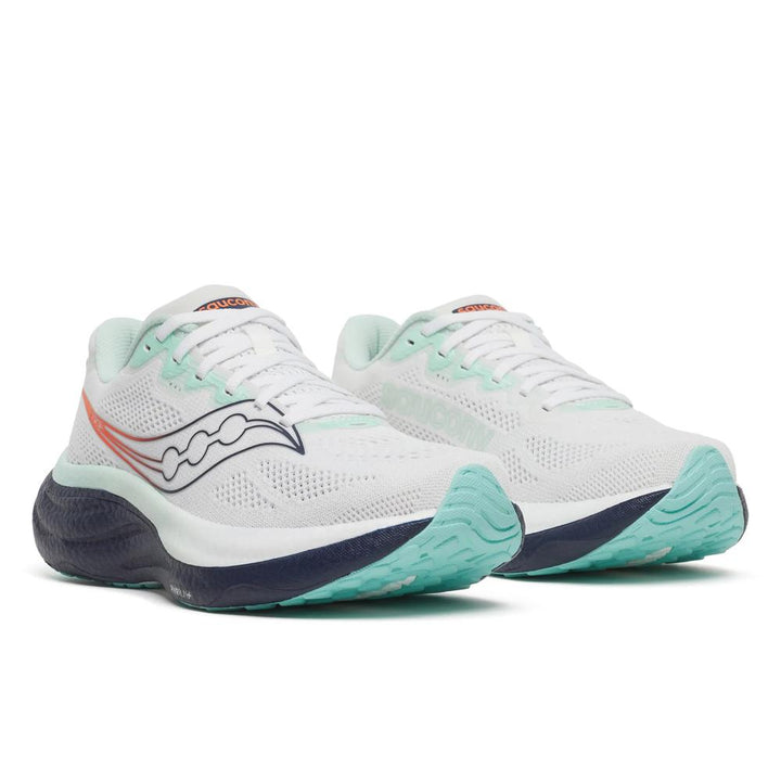 Women's Saucony Ride 19 - White Navy