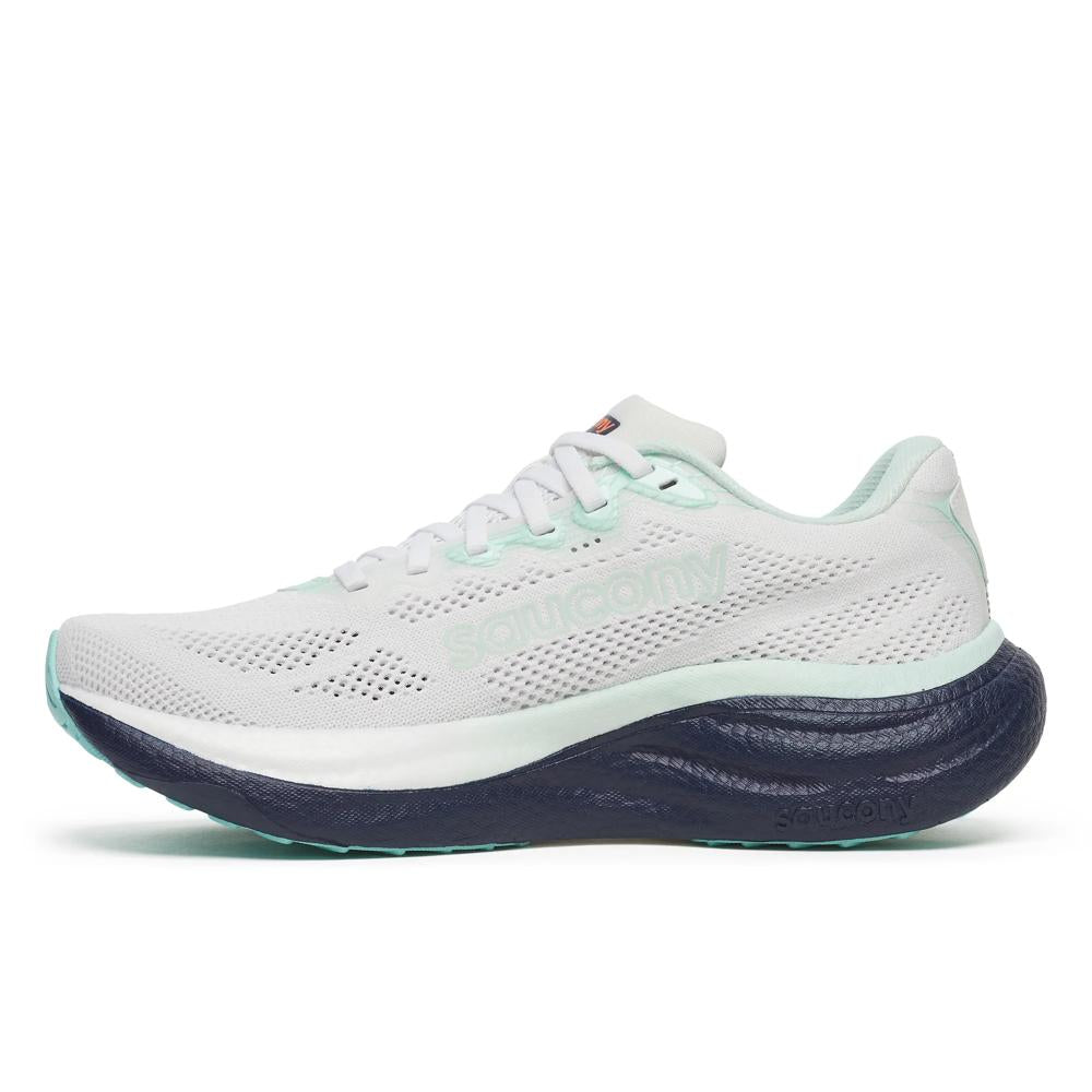Women's Saucony Ride 19 - White Navy