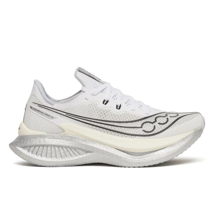 Women's Saucony Endorphin Pro 5 - White Black