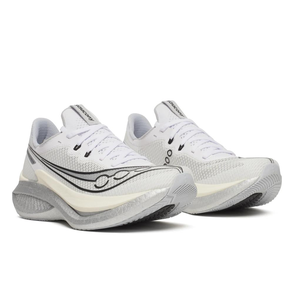 Women's Saucony Endorphin Pro 5 - White Black
