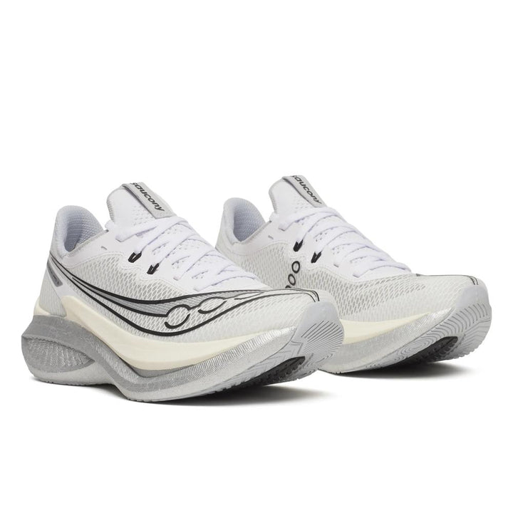 Women's Saucony Endorphin Pro 5 - White Black