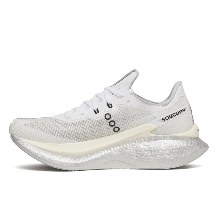 Women's Saucony Endorphin Pro 5 - White Black
