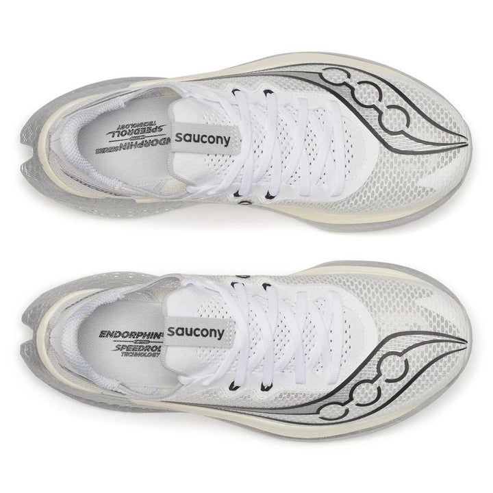 Women's Saucony Endorphin Pro 5 - White Black