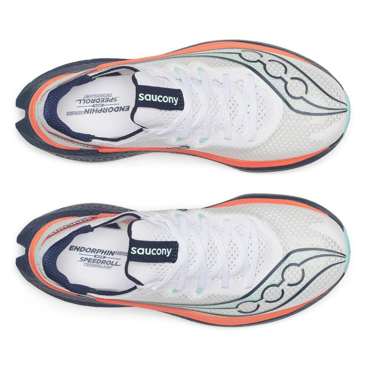 Women's Saucony Endorphin Pro 5 - White Navy