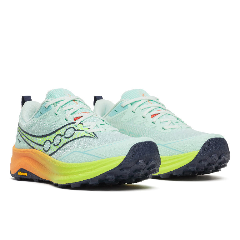 Women's Saucony Peregrine 16 - Aqua Citron
