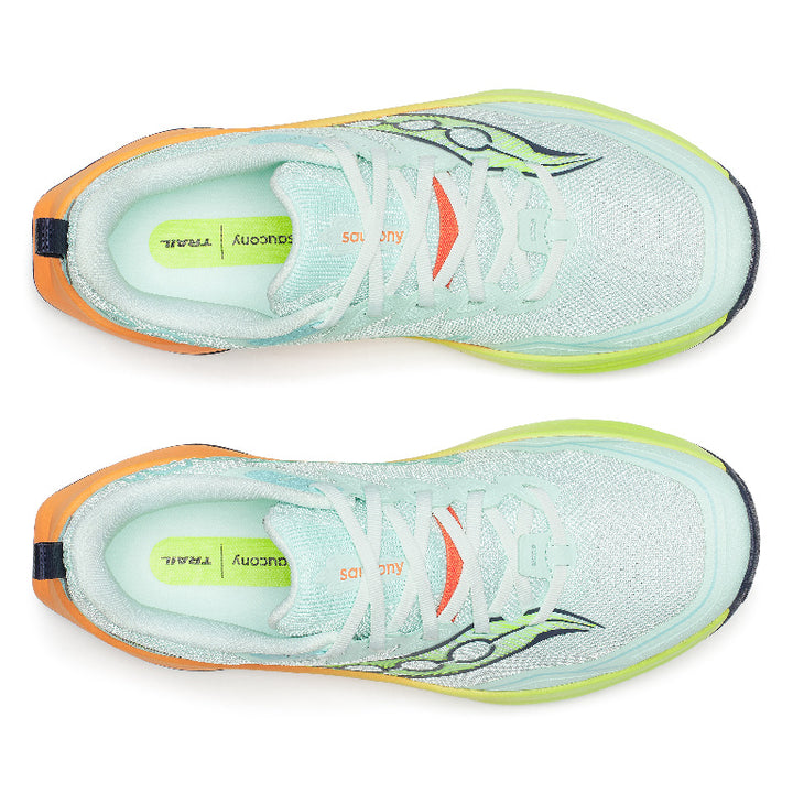 Women's Saucony Peregrine 16 - Aqua Citron