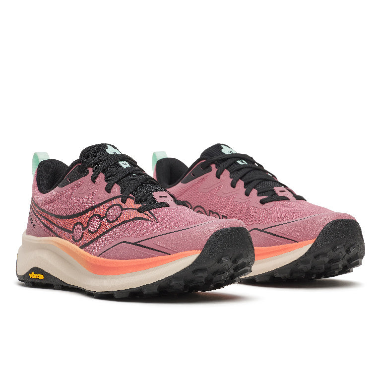 Women's Saucony Peregrine 16 - Mauve Salmon