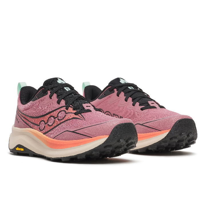 Women's Saucony Peregrine 16 - Mauve Salmon