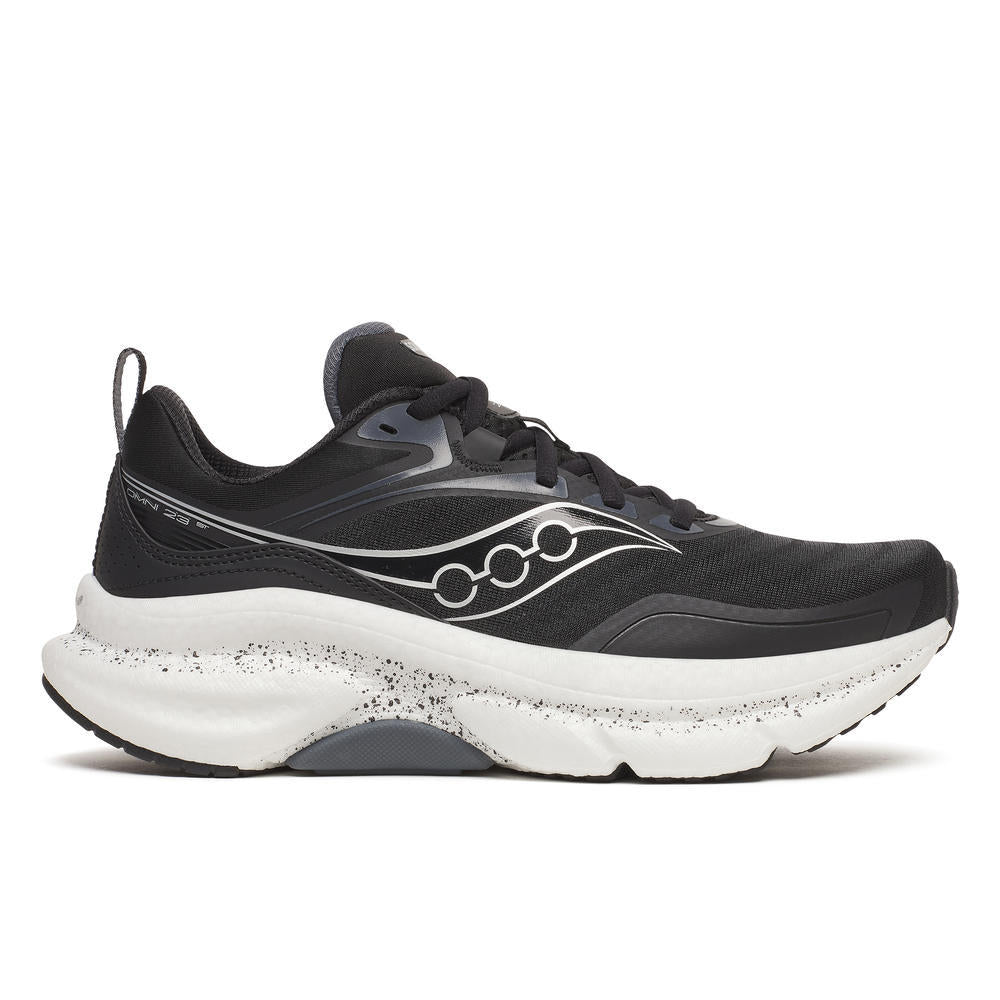 Women's Saucony Omni St 23 - Black Silver