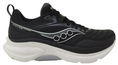 Women's Saucony Omni St 23 - Black Silver Wide