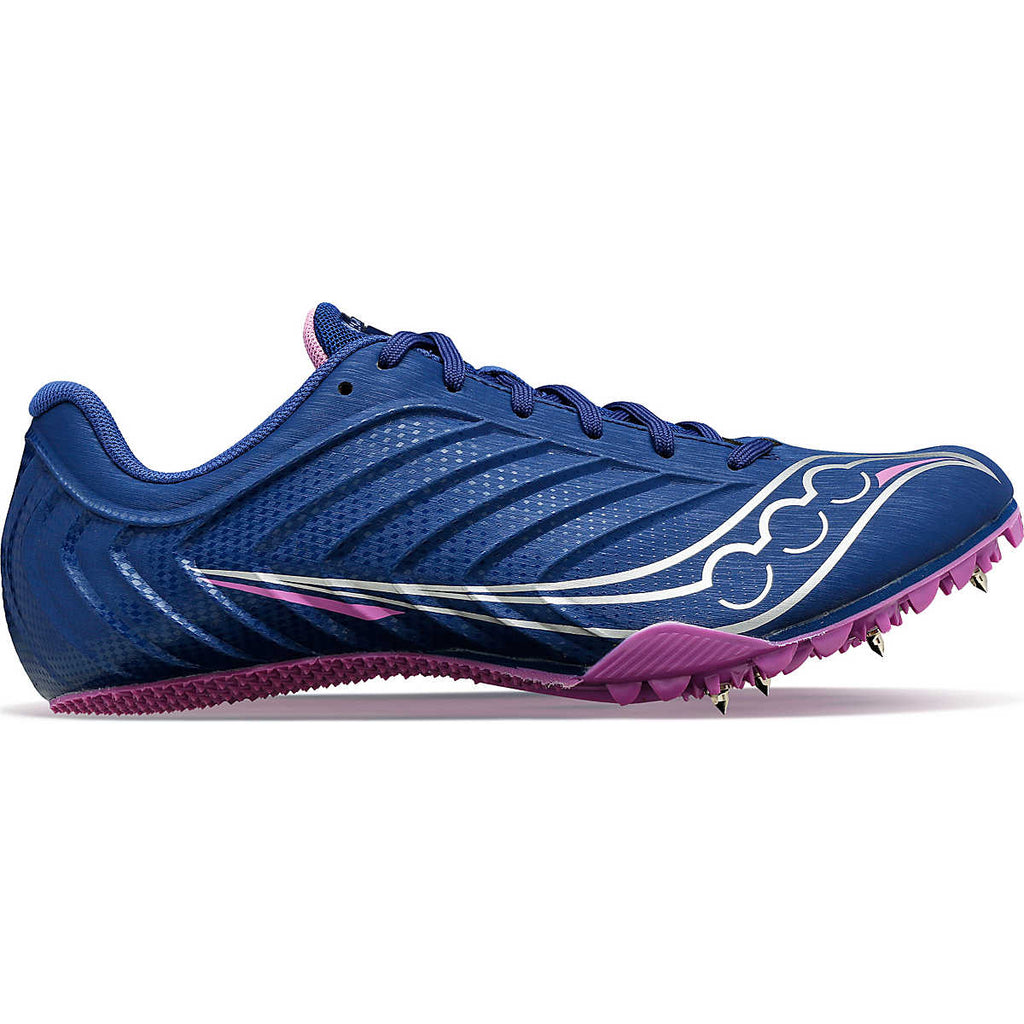 Saucony Womens Spitfire 5 Track Spike- Indigo/Grape (S19055-33