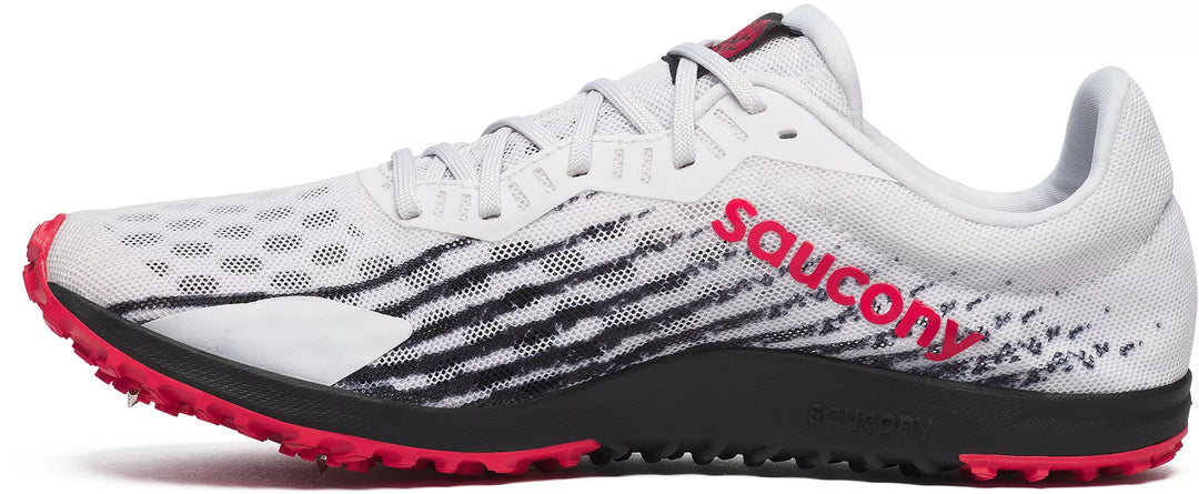 Saucony Kilkenny XC 9 - Zapatillas con clavos para mujer, color blanco y negro (S19080-200)