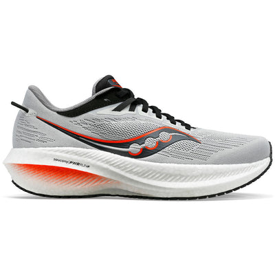 Saucony Triumph 21 Wide para hombre, hormigón y negro (S20882-30)