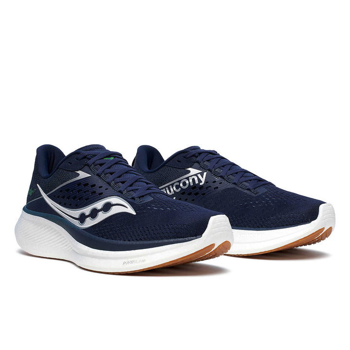 Saucony Ride 17 para hombre, azul marino y goma (S20924-230)