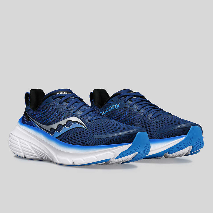 Saucony Guide 17 Wide para hombre, azul marino y cobalto (S20937-106)