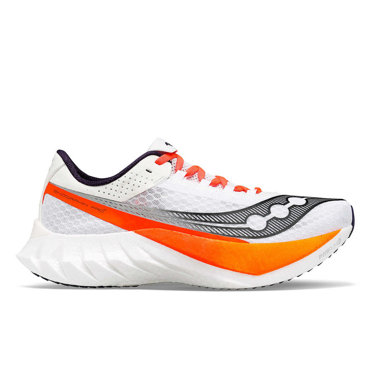 Saucony Endorphin Pro 4 para hombre, blanco y negro (S20939-129)