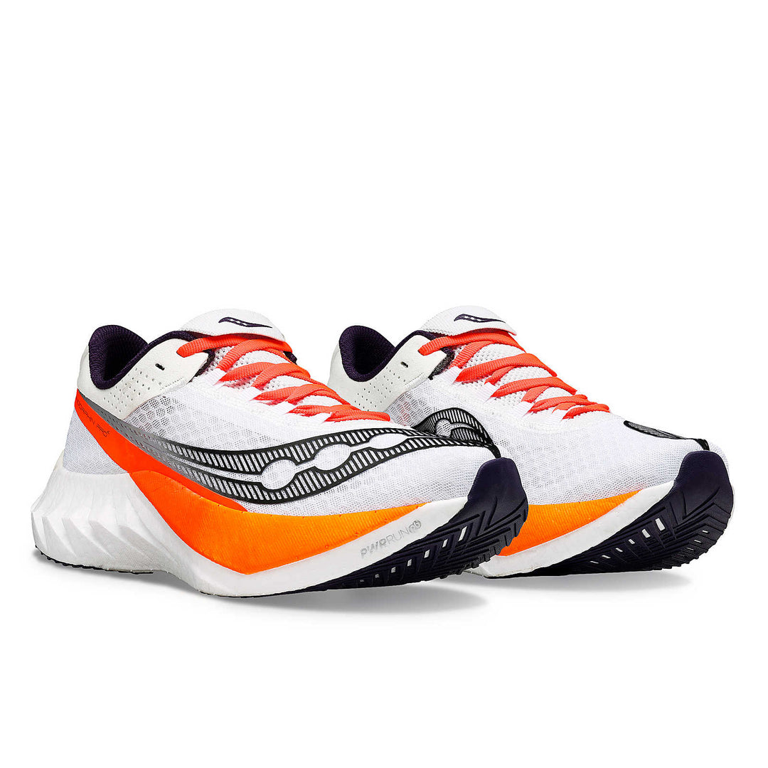 Saucony Endorphin Pro 4 para hombre, blanco y negro (S20939-129)