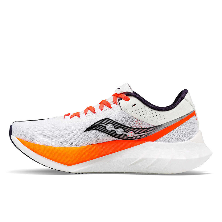 Saucony Endorphin Pro 4 para hombre, blanco y negro (S20939-129)