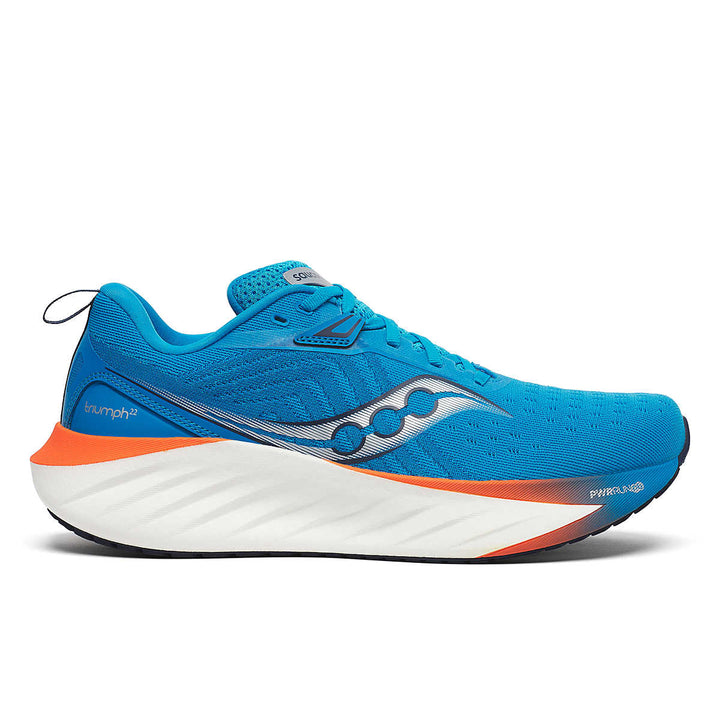 Saucony Triumph 22 para hombre: azul vizi/pimienta (S20964-217)