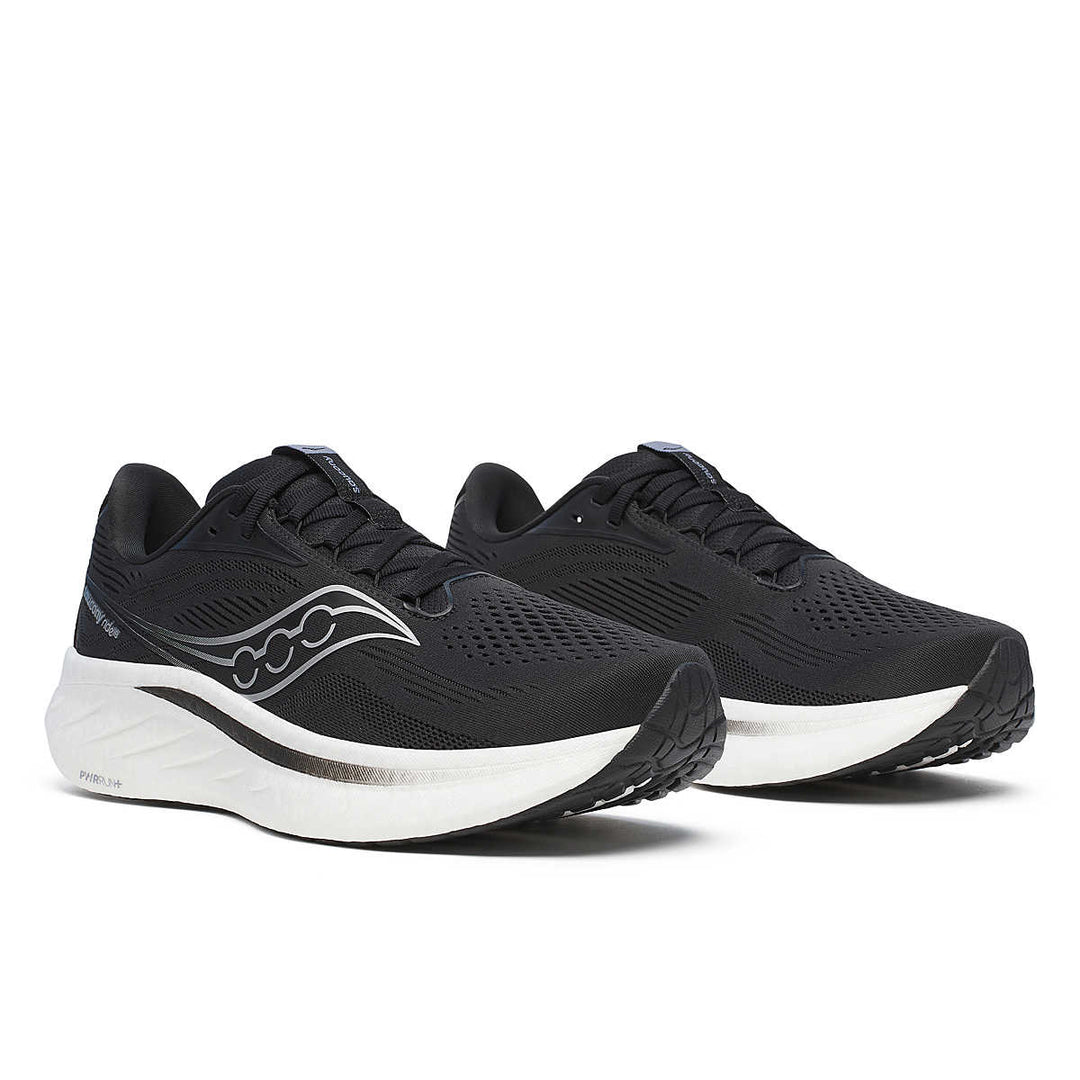 Men's Saucony Ride 18 - Black White