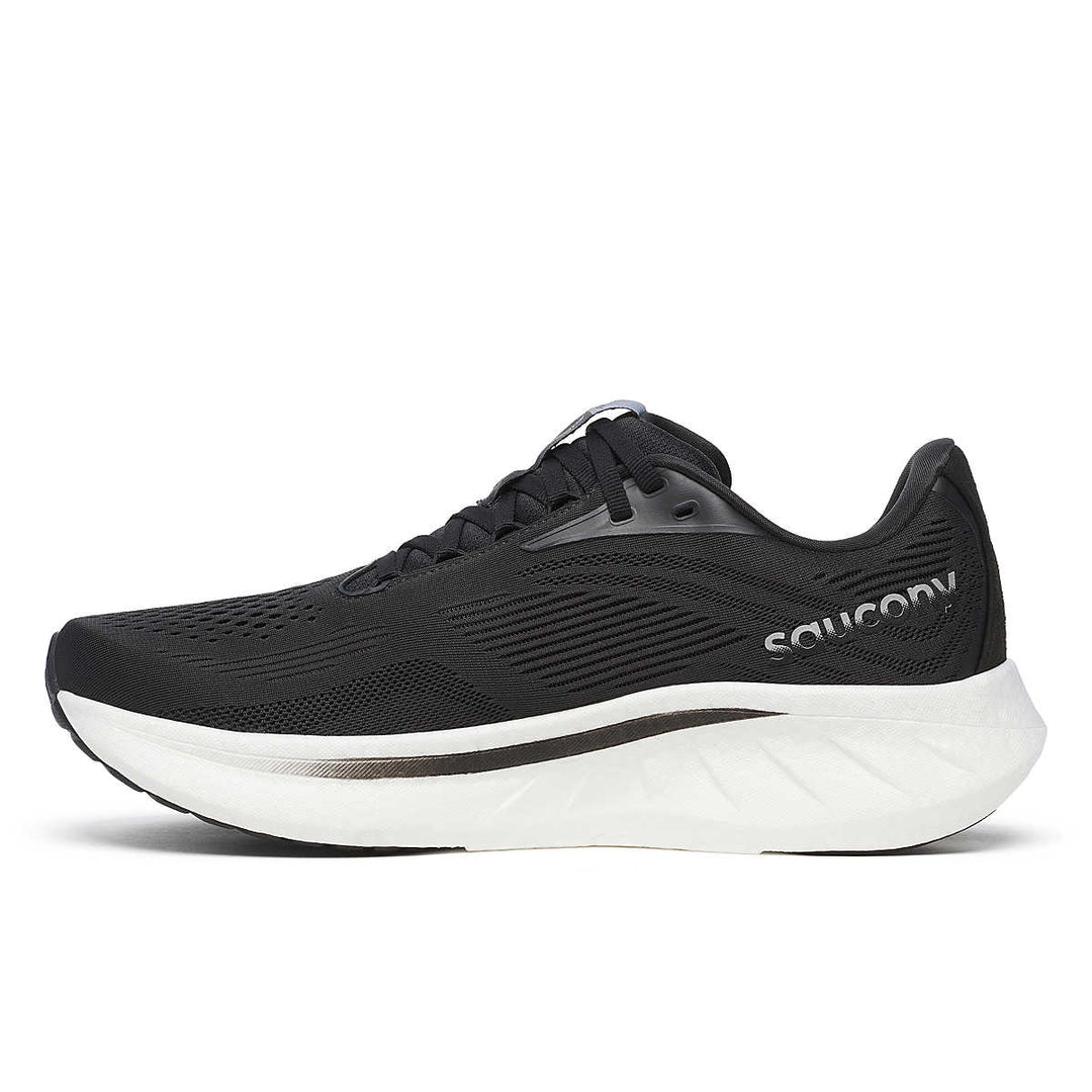 Men's Saucony Ride 18 - Black White