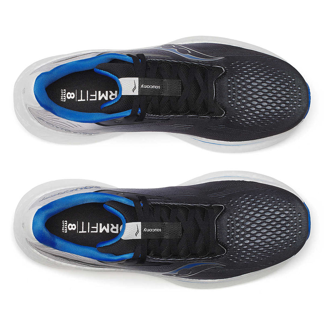 Men's Saucony Ride 18 - Black Skydiver