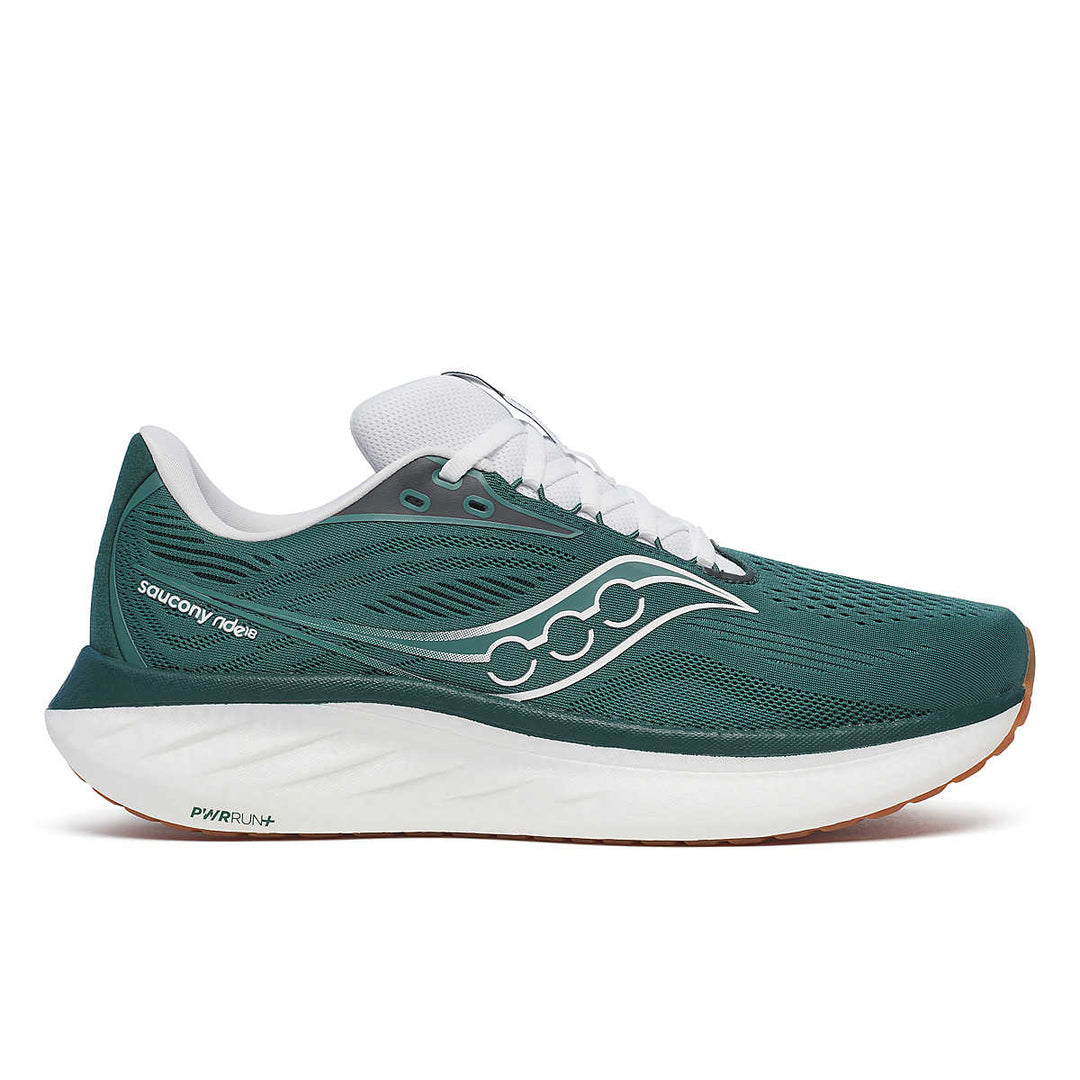 Men's Saucony Ride 18 - Pine White