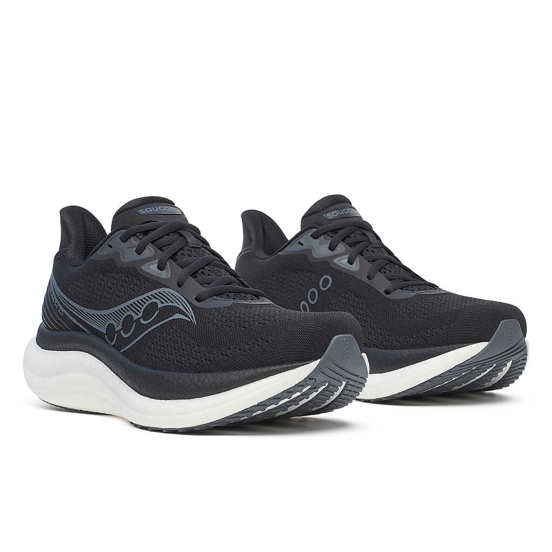 Saucony Triumph 23 para hombre - Negro y blanco