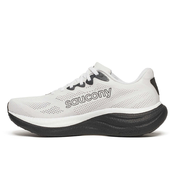 Men's Saucony Ride 19 - White Black