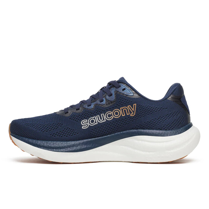 Men's Saucony Ride 19 - Navy Gum Wide