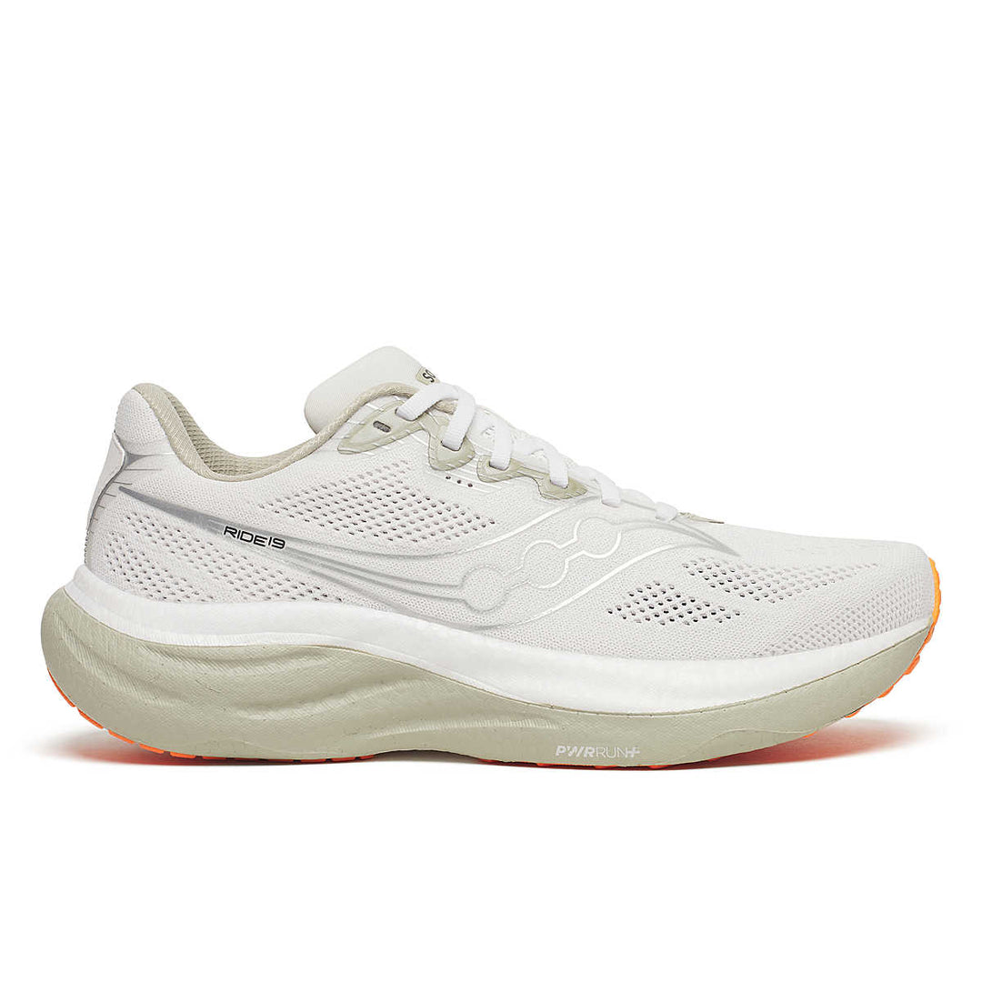 Saucony Ride 19 para hombre - Blanco salvia