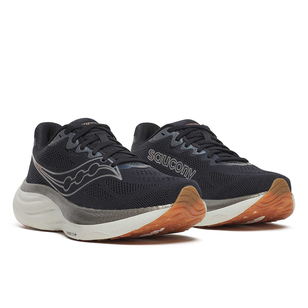 Men's Saucony Ride 19 - Black Pewter Wide