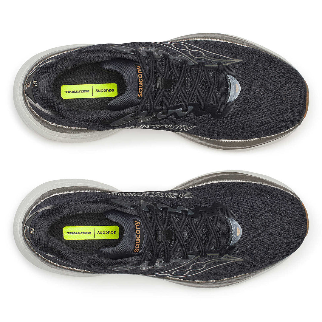 Men's Saucony Ride 19 - Black Pewter Wide