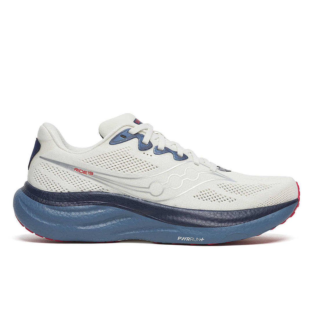 Men's Saucony Ride 19 - Ivory Storm