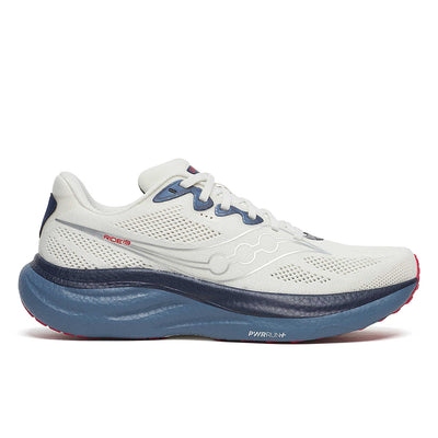 Saucony Ride 19 para hombre - Ivory Storm Wide