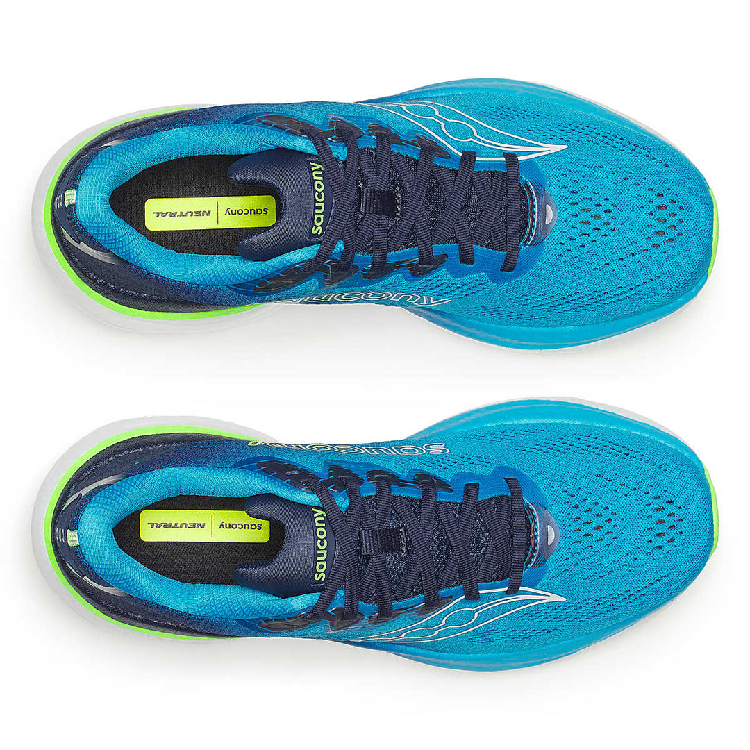 Saucony Ride 19 para hombre - Cobalt Slime