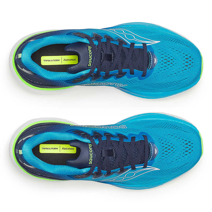 Saucony Ride 19 para hombre - Cobalt Slime