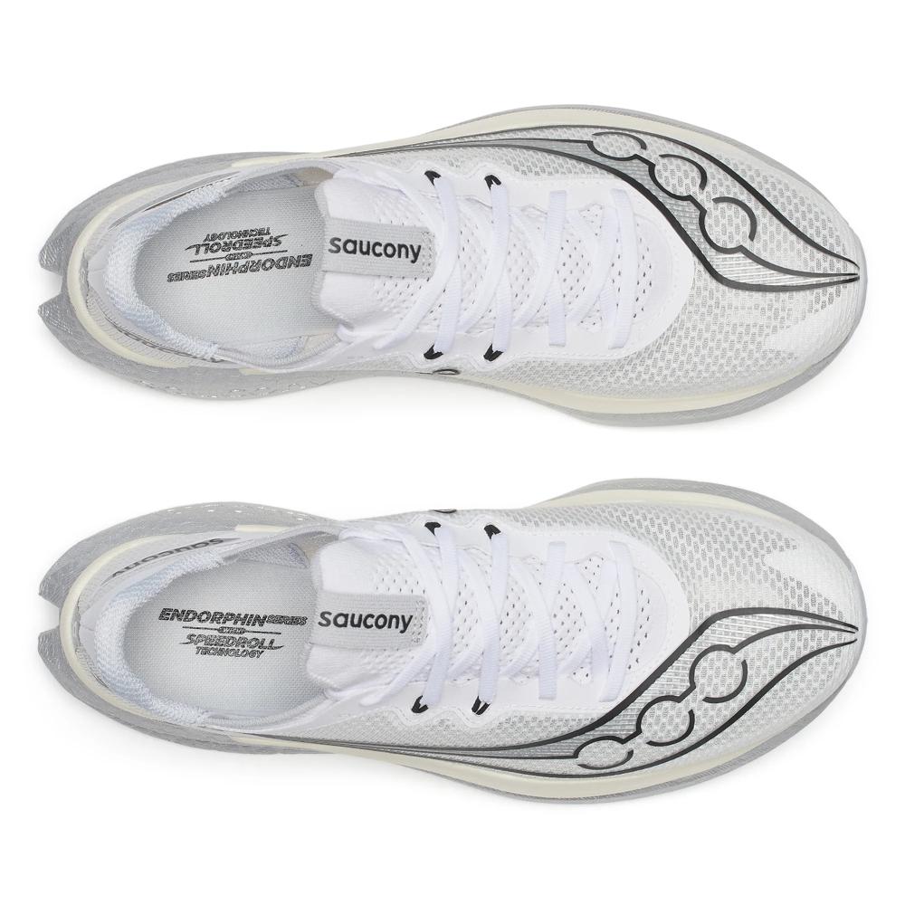 Men's Saucony Endorphin Pro 5 - White Black