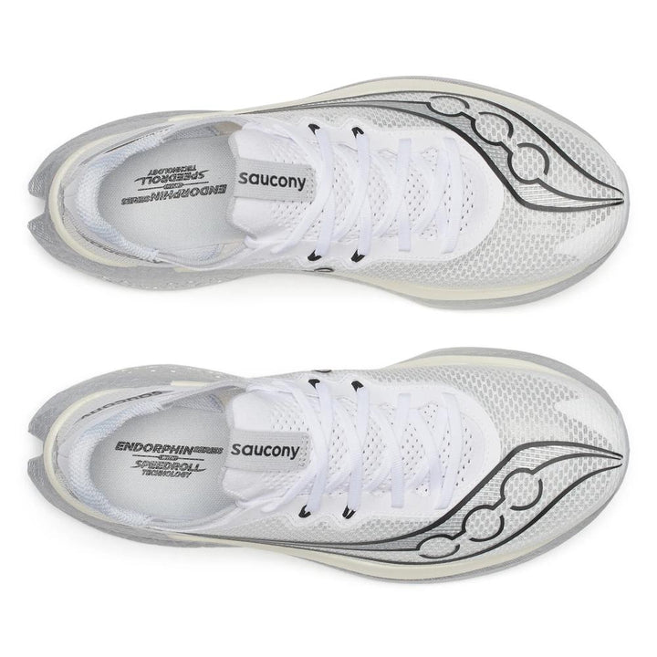 Men's Saucony Endorphin Pro 5 - White Black