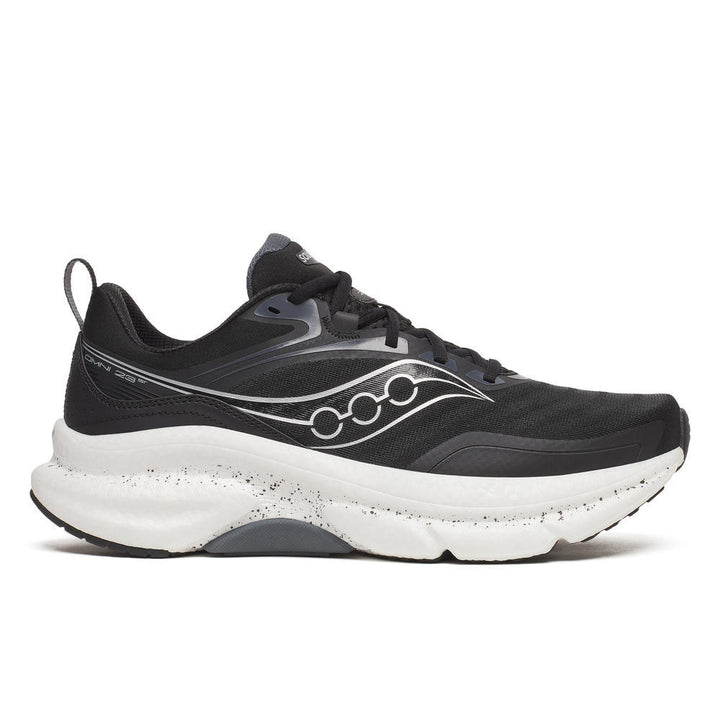 Men's Saucony Omni St 23 - Black Silver